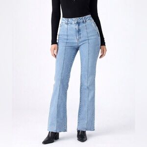 Generation Love Flare Jeans Pintuck Front Size 28